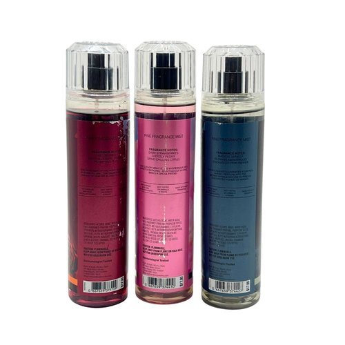 Bath & Body Works VAMPIRE BLOOD, GHOUL FRIEND, WICKED VANILLA WOODS Fine Fragrance Mist 3-piece Halloween Collections with a Red Bow - 2025 Edition Scents
