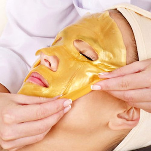 Ruzzut 15PCS Collagen Facial Masks - Skin Care Hydrating Face Sheet Mask with Hyaluronic Acid & Hydrolyzed Collagen Mask for Deeply Moisturizing & Anti Wrinkles & Refreshing Skin,24K Gold