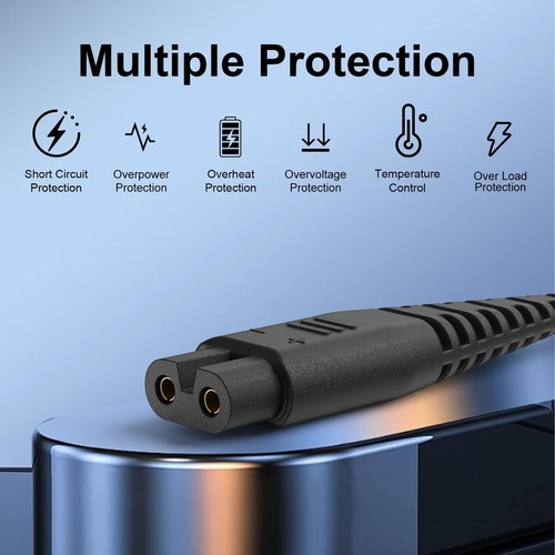 Pinkind USB Charger Cable Compatible with oneisall Low Noise Dog Clippers Model RFC-676 Only, Power Cord for oneisall Rechargeable Stainless Steel Blade Pet Shaver(for RFC-676 Only)