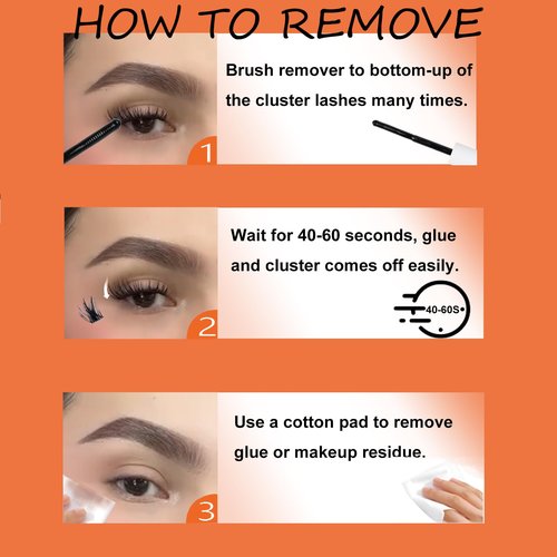 Lash Extension Kit Eyelash Clusters with Lash Bond and Seal Waterproof Lash Glue Remover Tweezers Brush Lash Clusters Kit Cluster Eyelash Extensions Kit (Set 20D-0.07D-Mix8-16)
