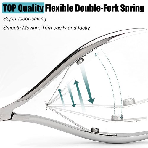 LePinko Salon-Quality Cuticle Trimmer Set and Slanted & Pointed Tweezers Set