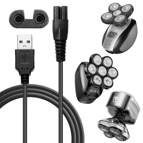 VRMETA Universal Power Charger Cord for Freeb**d Electric Shaver and Skull Head Shaver and Many Brands USB Electric Shaver Power Charger