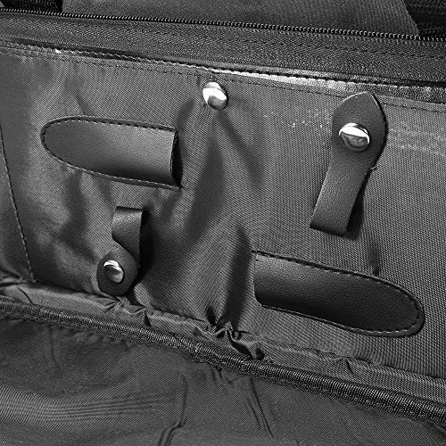 Sonew Hairdressing Tools Bag, Portable Salon Barber Handbag Makeup Cosmetics Tools Bag Scissors Comb Holder Bag Hairstyling Case Large capacity Hair Stylist Organizer for Equipment,