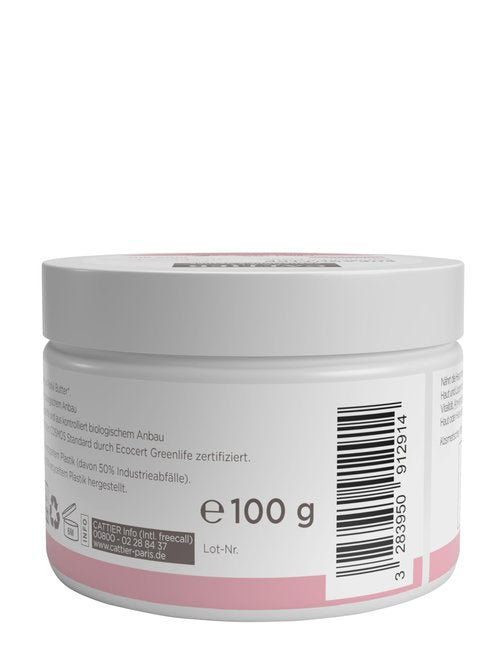 CATTIER PARIS Shea Butter 100% Organic - Unscented - Certified Natural Cosmetics - 100 g