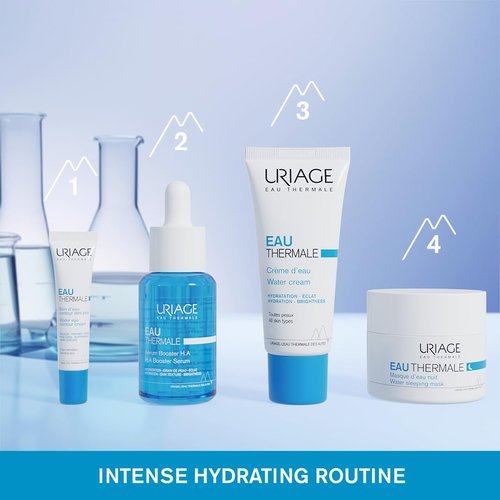 URIAGE Serum Booster H.A. | 1.5% Pure & Natural Hyaluronic Acid | Hydrates, Plumps, Smooths, Paraben Free, Non-Comedogenic, 30 mL / 1.01 oz