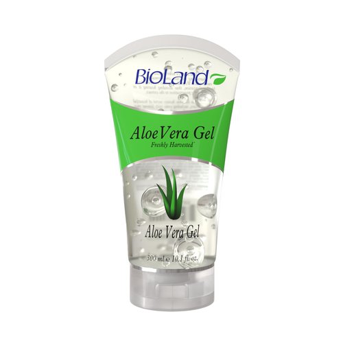 Bioland Aloe Vera Gel – Daily Multi-Purpose Hydrating Gel – Sunburn Relief and Soothing Moisturizer for Face and Body – All Skin Types – 10.14 fl oz (300mL)