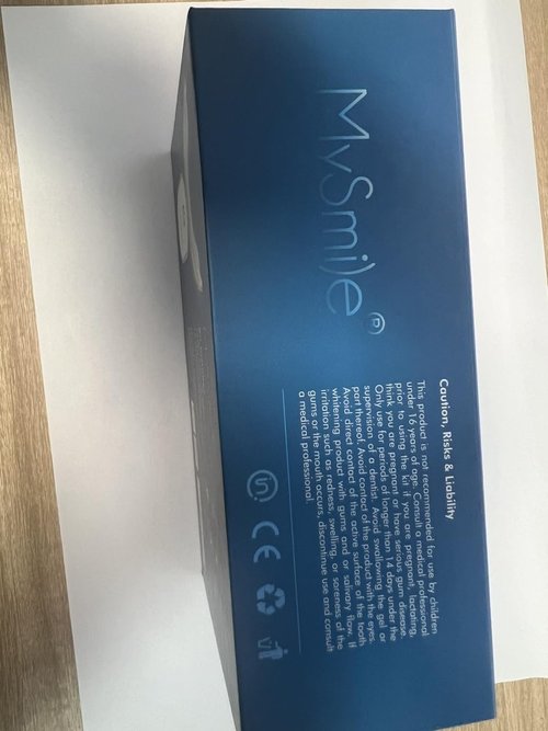 MySmile Teeth Whitening Kit for Sensitive Teeth with LED Light, 10 Min Non-Sensitive Fast Tooth Whitener, 3 Carbamide Peroxide Whitening Gel, Powerful Formula, Enamel Safe