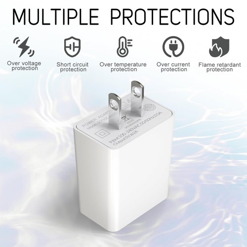 Wall Adapter for Sonicare 4100 Electric Toothbrush Charger, 5V Power Adapter Compatible with Philips Sonicare 4100 3100, 2100, 1100, Bitvae, 7AM2M Electric Toothbrush Charger, White