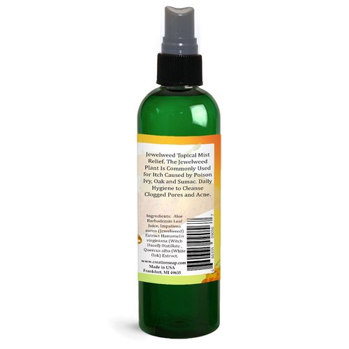 Creation Farm Jewelweed 8 oz Mist and Jewelweed soap 2 Pack Extra efffective When Used Together