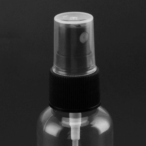 TAICHEUT 80 Pack 2oz/60ml Mini Spray Bottles, Clear Plastic Spray Bottles with Funnels Refillable Mist Spray Bottle for Perfume, Essential Oil and Short Trip