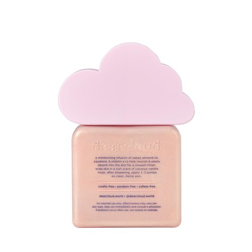 dearcloud Shimmer Body Oil - Coco Vanilla Musk - Hydrating & Nourishing Body Oil (3.38 fl oz)