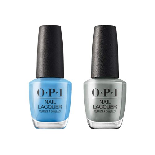 Bundle of OPI Nail Lacquer, No Room for the Blues + OPI Nail Lacquer, Suzi Talks with Her Hands, Detroit, 0.5 fl oz
