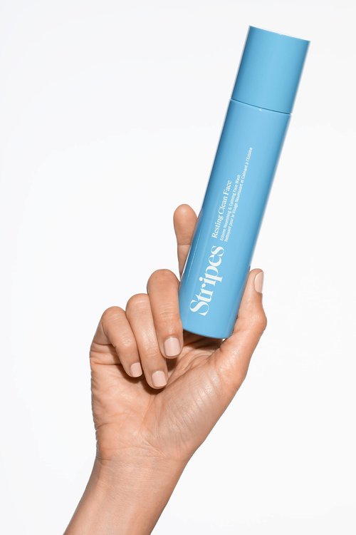 STRIPES Beauty Naomi Watts Resting Clean Face Hydrating Cleanser Calm Refreshed Skin Squalane Ceramides Suitable Sensitive Skin Menopause Support 3.7 Fl Oz