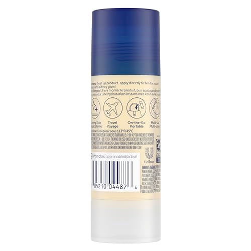 Vaseline Cocoa Shimmer Jelly Stick ? Non-Greasy Moisturizer for Glowing Skin, Face & Body Lotion, Travel-Size, 1.4 Oz Ea, Pack of 3.