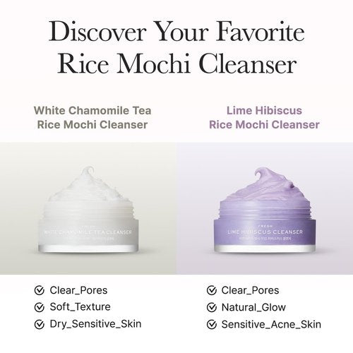 Arencia Rice Mochi Facial Cleanser Gift Set, 6 Varieties, 0.52 oz each - travel size, Korean skin care, holiday gift set, Stocking stuffers