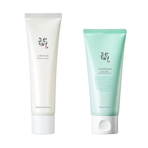 Beauty of Joseon Dynasty Cream Hydrating Face Moisturizer for Dry with Green Plum Refreshing Cleanser Gel Type Deep Pore Cleansing