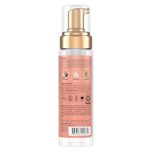 Shea Moisture Curl Mousse Coconut and Hibiscus for Frizz Control Styling Mousse with Shea Butter 7.5 oz