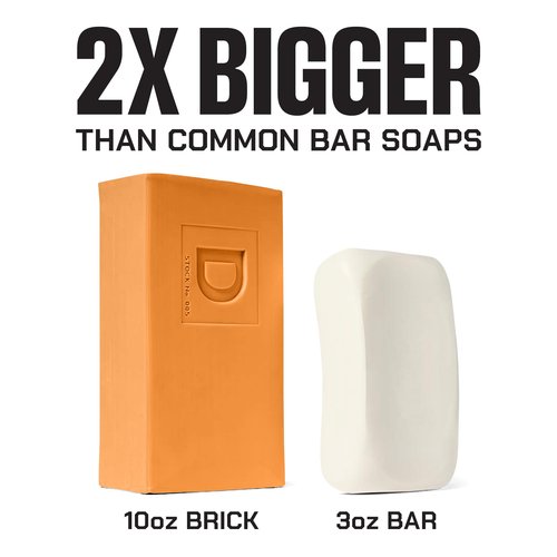 Duke Cannon Big Brick of Soap for Men – Bay Rum, Citrus Musk & Cedarwood Scent, Extra Large 10 oz Bars, 3-Pack