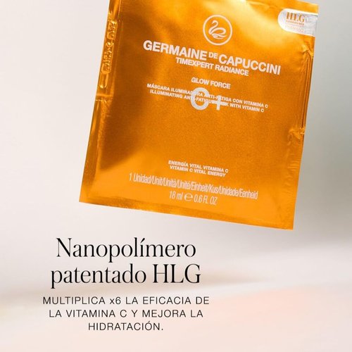 Germaine de Capuccini - Timexpert Radiance C+ | Glow Force Mask - Vitamin C Anti-Fatigue Facial Mask - Extraordinary luminosity and nourishment in 15 minutes - 0.6. Fl oz