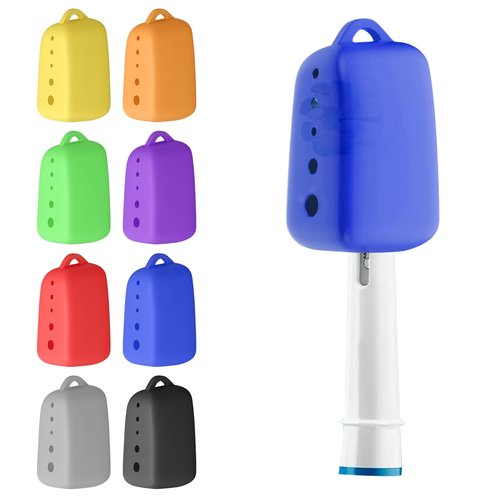 Lapfoon 8 Pack Silicone Toothbrush Covers, Tooth Brush Cover Cap for Electric & Manual Toothbrushes, Toothbrush Travel Essentials