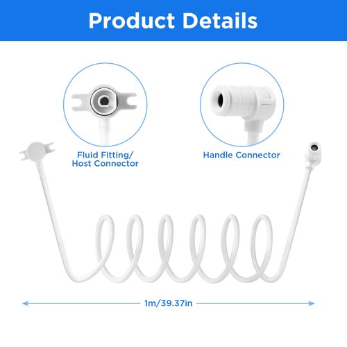 Replacemet Hose Fit for Waterpik Sonic-Fusion SF-01/02/03/04, Replacement Parts for Water pik Accessories, 2Pack