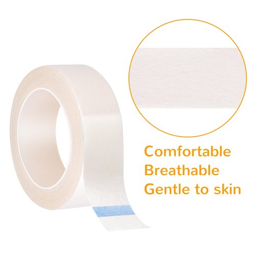 ANPUNAT 8 Rolls White Fabric Adhesive Lash Tape Makeup Tape for Eyelash Extensions (White, 0.47'' x 354'')