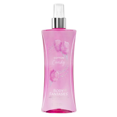 Body Fantasies Signature Fragrance Body Spray, Vanilla, 8 fl oz (Pack of 2) & Signature Fragrance Body Spray, Cotton Candy, 8 Fluid Ounce