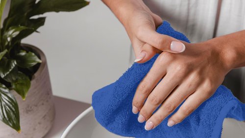 Avalon Towels Cotton Washcloths – (Pack of 60) Size 12x12 Inches, 100% Ring Spun Cotton, Soft & Absorbent Face Towels, Gym Towels, Hotel and Spa Quality, Reusable Fingertip Towels (Blue)