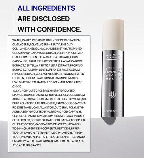Ultimate Rejuvenation Spicule Serum – Korean Skincare PDRN Serum for Anti-Wrinkle, Pore Care & Skin Renewal – Dermatologist-Tested, Brightening Ampoule for Radiant, Smooth Skin – 50ml