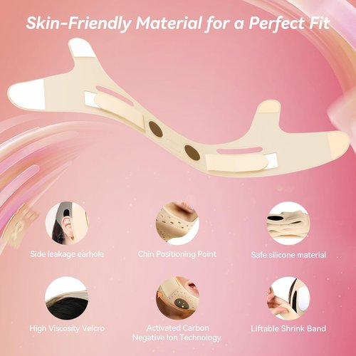 Chin Strap for Sleeping,Adjustable Chin Strap,Jaw Strap,Jawline Shaper,V Line Lifting Mask