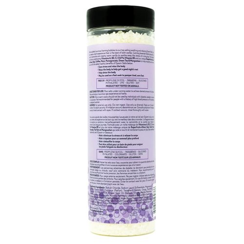 Vitabath Lavender Chamomile Foaming Bath Salts Relaxing Bubble Aromatherapy - Muscle & Body Ache Soothing Foamy Soak & Nourishing Skincare for Women & Men – 27 oz