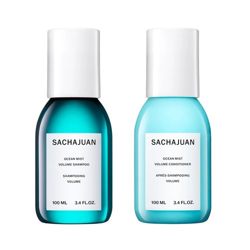 SACHAJUAN Ocean Mist Volume Shampoo and Conditioner Set | Ocean Silk Technology & Vegetable Proteins for Volume, Structure & Body | Lightweight Hydration | Vegan & Paraben-Free | Set of 2 (3.4 oz)