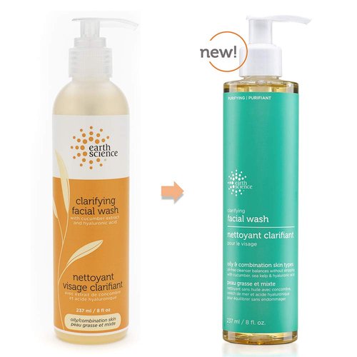 EARTH SCIENCE - Gentle Clarifying Facial Wash For Oily, Combination Skin Types (3pk, 8 fl. oz.)