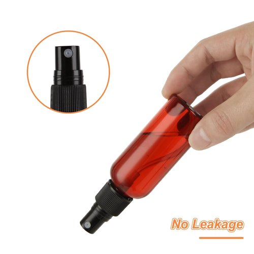 MUXHEL 60 Pcs 1 oz Amber Spray Bottles with Sticker and Funnel, Anti-UV Fine Mist Mini Spray Bottles, Refillable Small Spray Bottle Travel Spray Bottle for Essential Oils and Various Liquids
