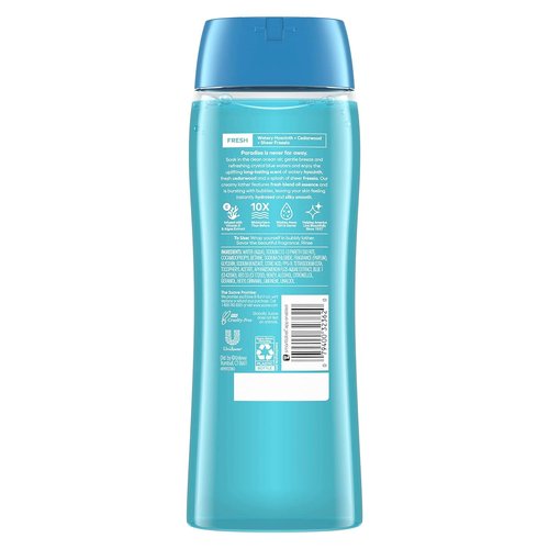 Suave Moisturizing Body Wash, with Ocean Breeze Scent and Vitamin E Extract & Moisturizing Body Wash, with Wild Cherry Blossom and Vitamin E Extract, No Parabens, No Phtahaltes