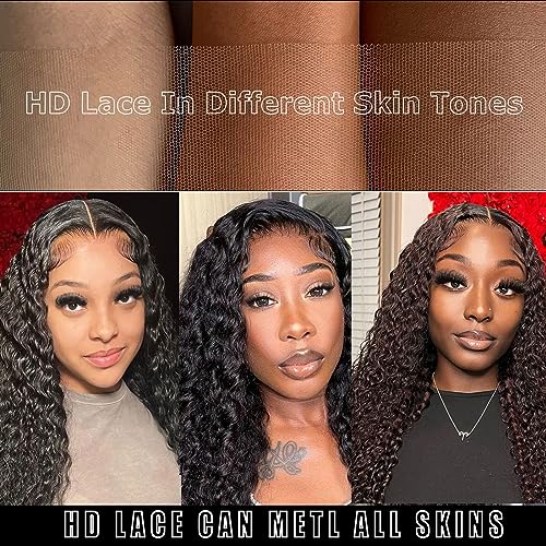 24 Inch Wear and Go Glueless 180% Density 5x5 HD Lace Closure Wigs Water Wave Lace Front Wigs Wet And Wavy Wigs For Beginners