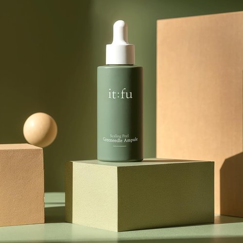 ITFU Scaling Peel Greeneedle Ampoule | K-Beauty, Spicule Ampoule, Pore & Dark Spot Care, Removes Skin Pigmentation & Exfoliates Dark Skin Spot, Contains Madecassoside 1.01 fl. oz / 30ml