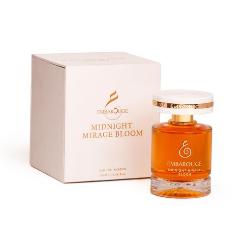 EMBAROUGE MIDNIGHT MIRAGE BLOOM Women's Fragrance | Perfume for Women | Chypre Top note | 100 ml pack | 3.4 Fl. Oz. | Amber and Fougere fragrance | Gift for Women | Eau de Parfum EDP