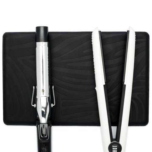 Heat Resistant Station Mat for Hair Straightener, Flat Iron, Curling Iron and Hot Styling Tools (2 Pack)