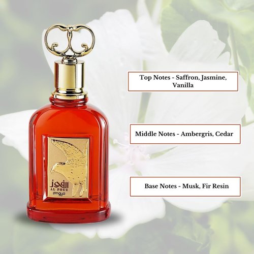zimaya Al Fouz Unisex Eau De Parfum, 3.4 Fl. Oz