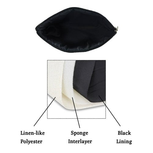 YULUENZE Funny Opossum Makeup Bag Toiletry Zipper Pouch Inspirational Gift Opossum Is My Spirit Animal Cosmetic Bag for Opossum Lovers Women Friends