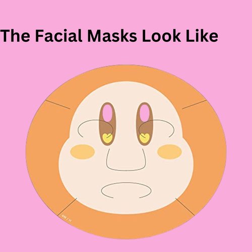 Lovisia Kirby 5EA Daily Facial Masks for Women, Hyaluronic Acid Face Mask Sheets for Face Mask Skin Care with Shea Butter, Collagen & Ginseng Root Extract for Vitamin C Mask for Hydrating Face Masks