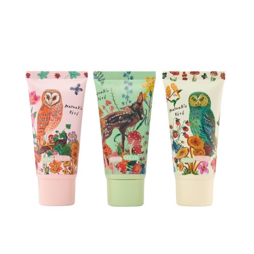 Heathcote & Ivory Nathalie Lete Forest Folk Hand Creams Mini Trio (Owl & Deer, Mini Trio)