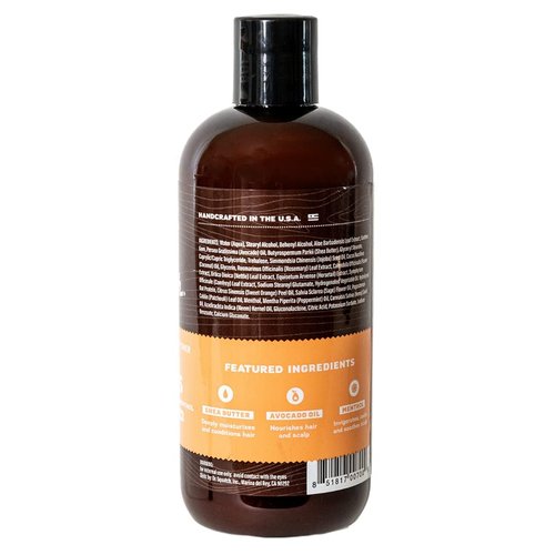 Dr. Squatch Cool Citrus Conditioner for Men – Daily Hair Conditioner – Stimulates, Hydrates, Soothes Scalp – Naturally Sourced with Organic Peppermint, Calendula, Clary Sage