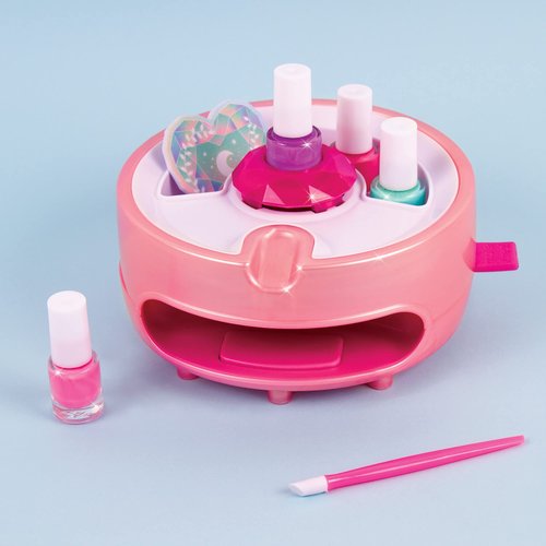 Make It Real - Color Fusion Light Up Nail Dryer - Kids Manicure Kit with Dryer - Nail Polish Set for Girls & Teens - Includes 4 Nail Polish Colors, Nail Dryer, Nail File, & Cuticle Pusher - Ages 8+