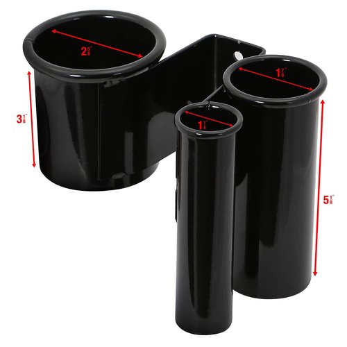 Saloniture Wall Mount Hair Iron and Blow Dryer Holder - Salon Appliance Rack
