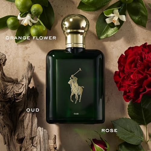RALPH LAUREN FRAGRANCES Polo Oud - Eau de Parfum - Men's Cologne - Woody & Ambery - With Orange Flower, Rose, and Oud Wood - 4.2 Fl Oz