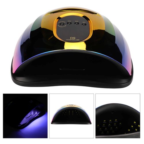 150W LED Nail Lamp, Professional Nail Gel Dryer Light Fast Curing Drying Polishing 57LEDs Finger Toe Nail Art Machine with Automatic Sensor LCD Display for Acrylic Nails Gel Polish