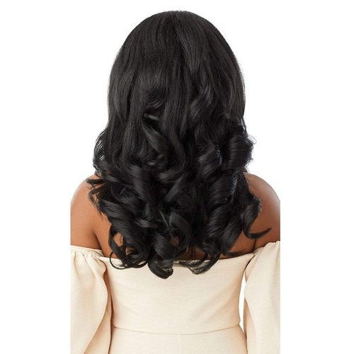 Outre Quick Weave Self Styled in 60 Seconds Neesha Soft & Natural New Half Wig Cap Laysflat Requires Less Leave Out NEESHA H301 (1B)
