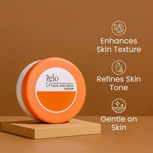 Belo Essentials Even Tone Face & Neck Cream – Radiance Boosting Moisturizer for Smoother, Clearer-Looking Skin – 50g x 3 Pack